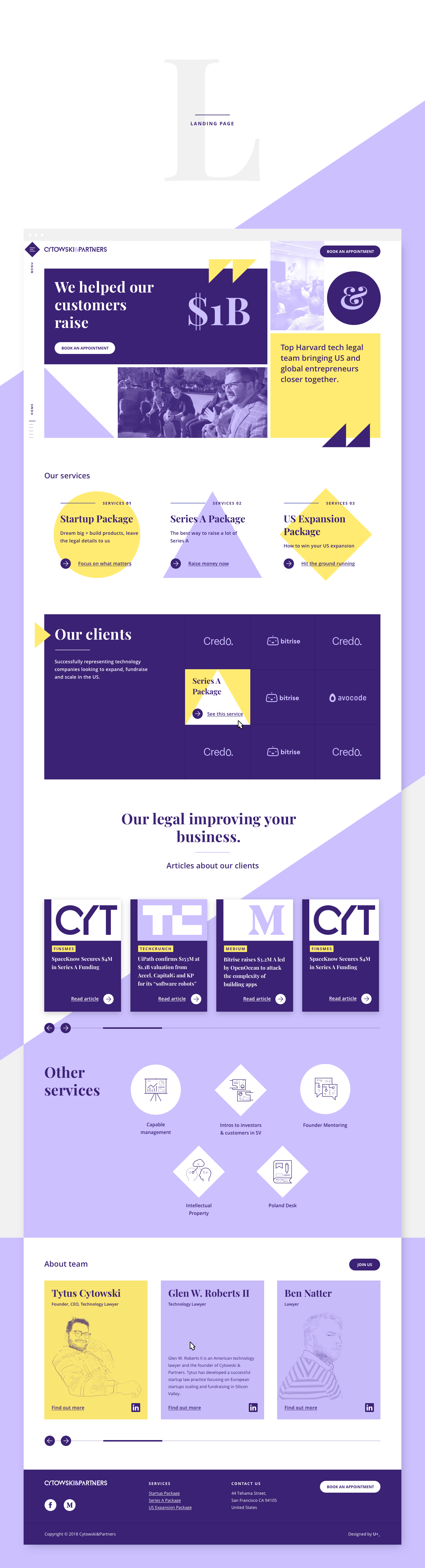 Cytowski Landing Page